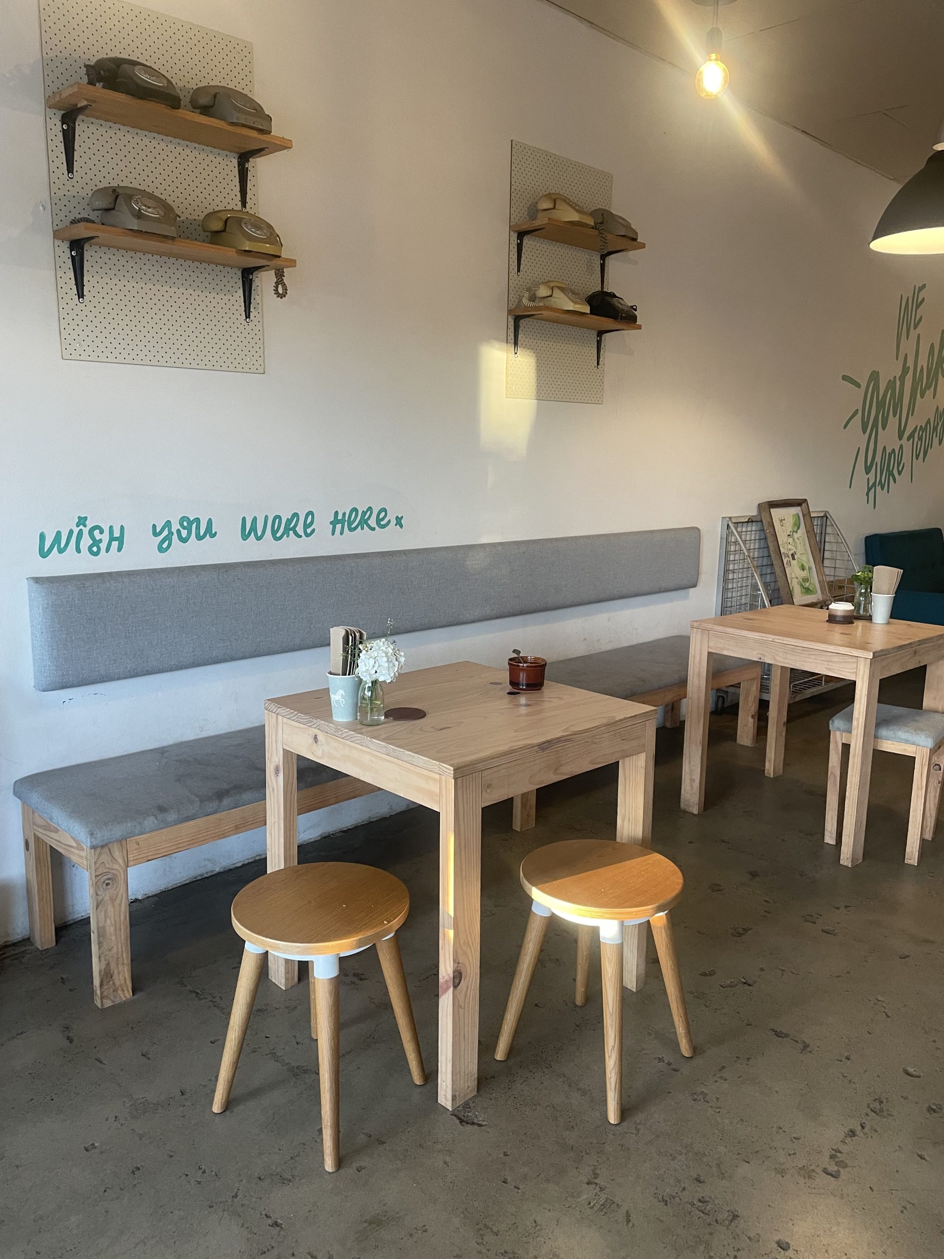 Table and Chairs at a Cafe