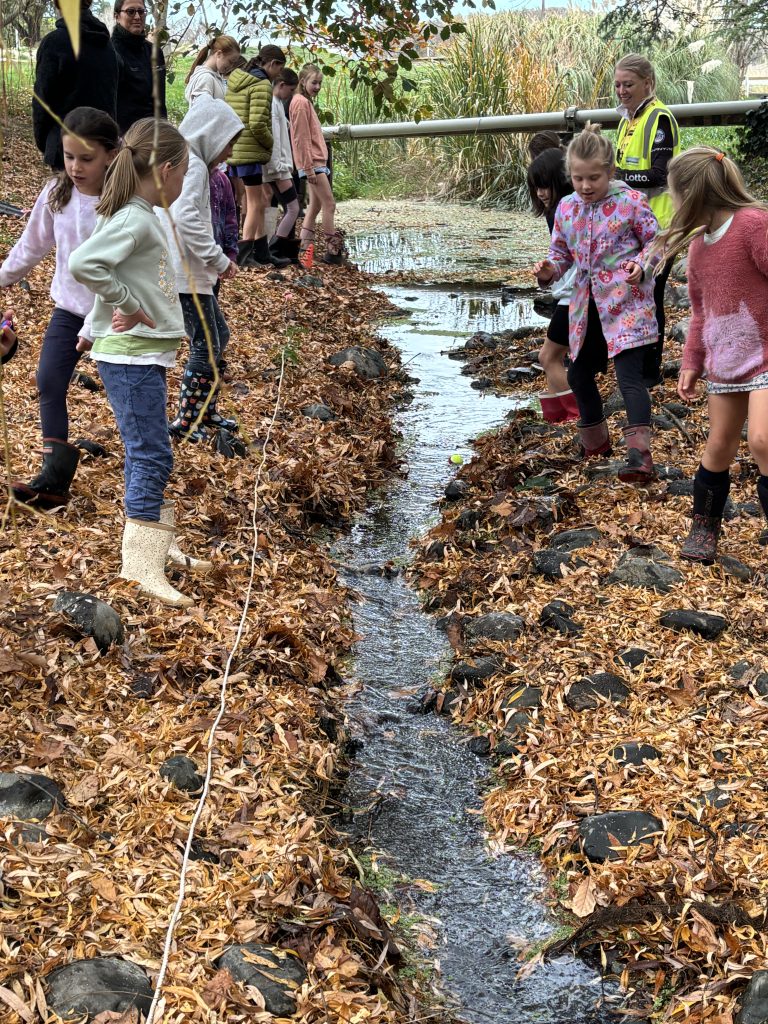 Students in outdoor environment