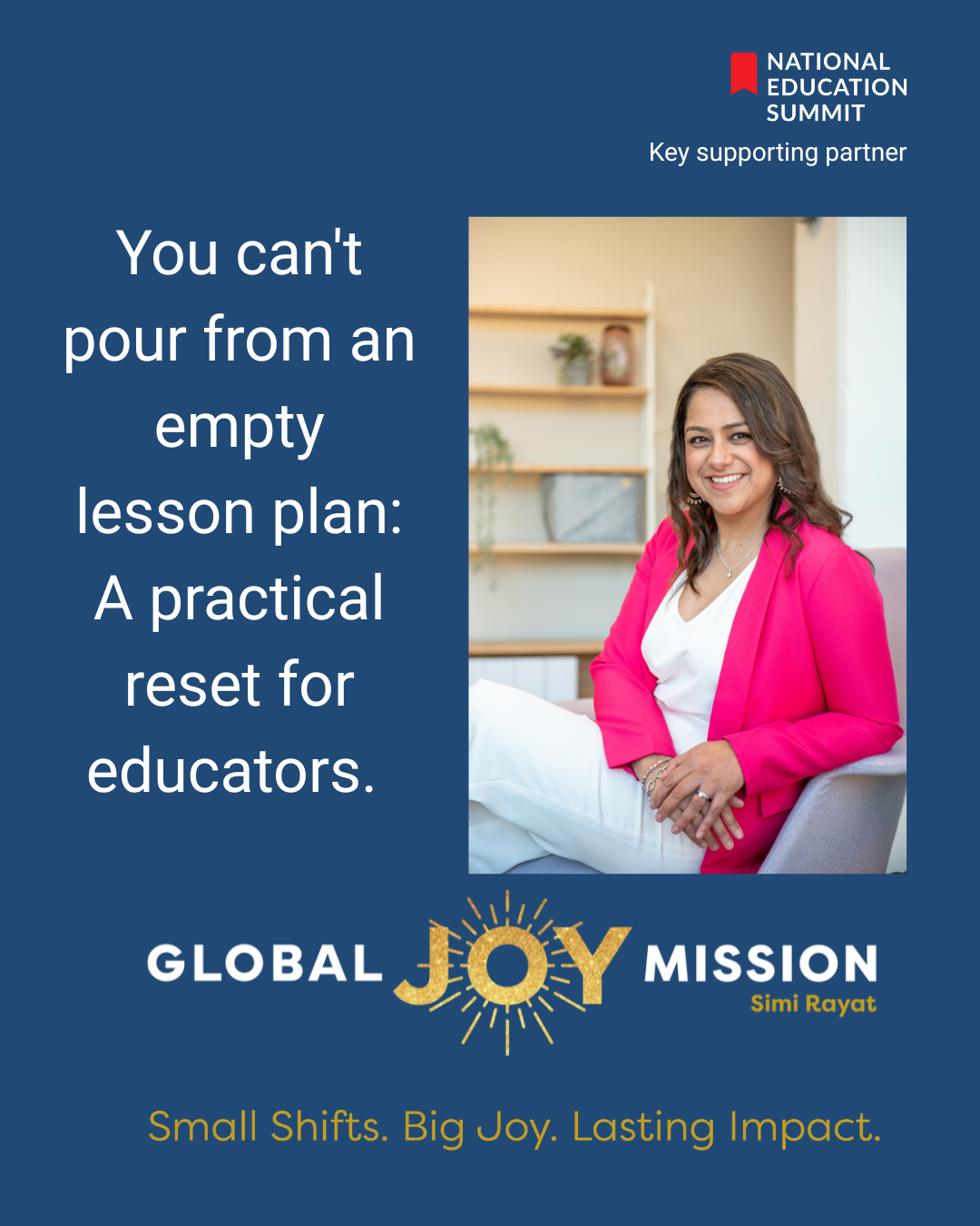 You can't pour from an empty lesson plan: A practical reset for educators.