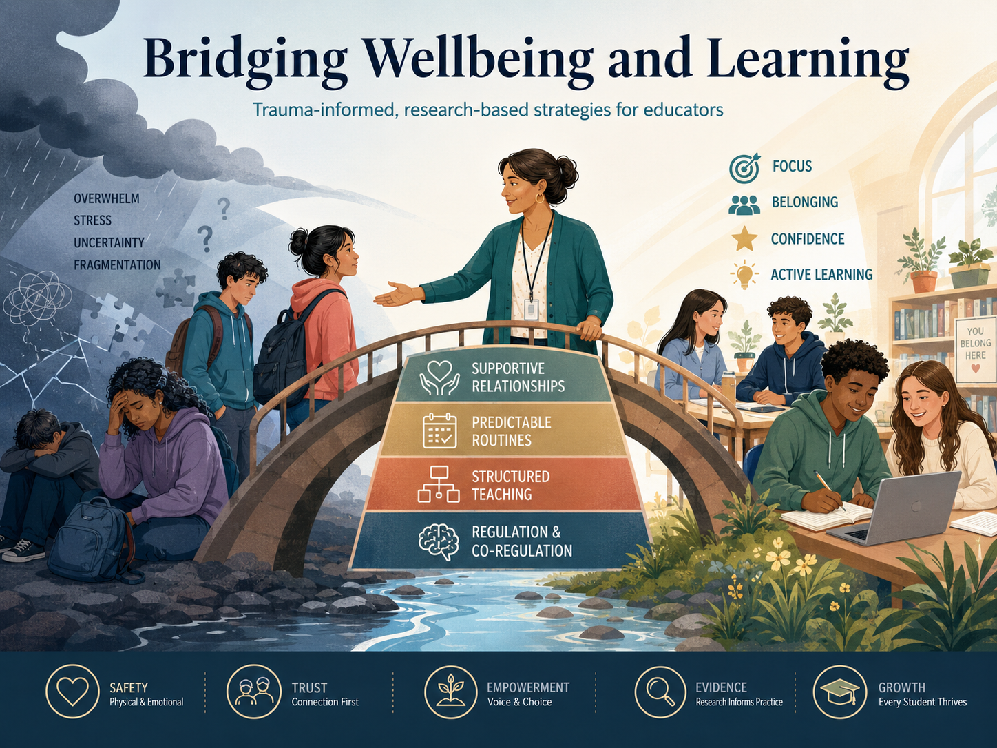 Bridging Wellbeing and Learning - Trauma-informed, research-based startegies for educators